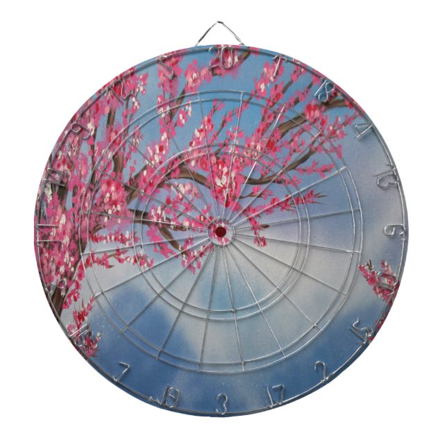 Cherry Blossom  Dartboard (Front)