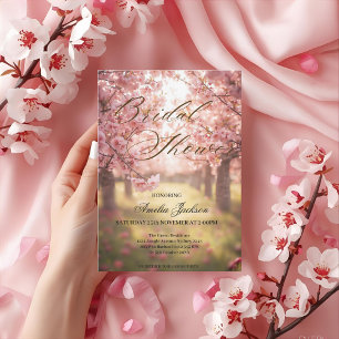 Cherry Blossom Delight Bridal Shower Invitation