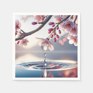 Cherry Blossom Dewdrop Napkin