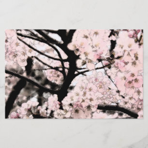 Cherry Blossom Edited Craft Paper