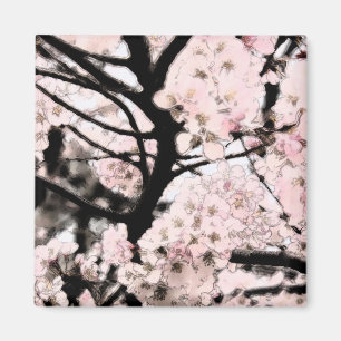 Cherry Blossom Edited Magnet