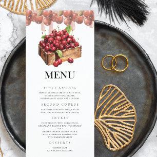 Cherry Blossom Elegance - Personalised Event Menu