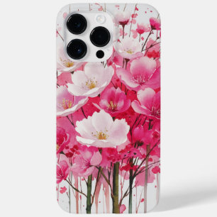 Cherry Blossom Elegance - Watercolor Floral Design Case-Mate iPhone 14 Pro Max Case