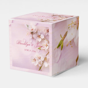 Cherry Blossom Elegant Wedding Favour Box