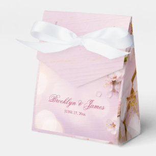 Cherry Blossom Elegant Wedding Favour Boxes