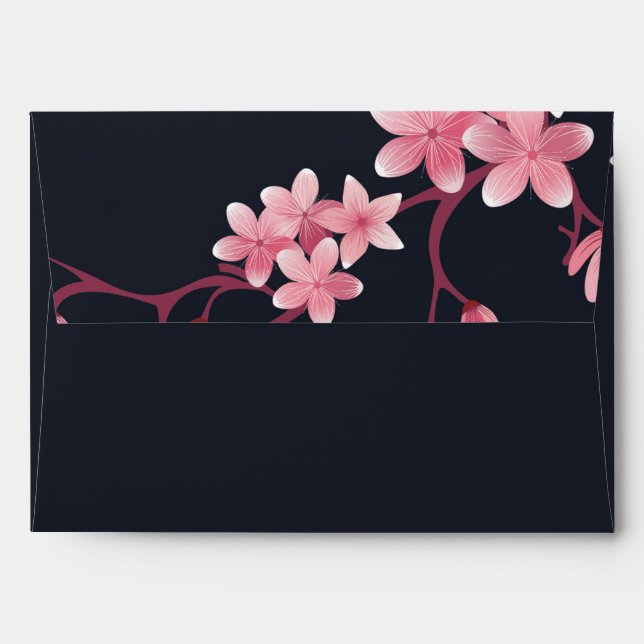 Cherry Blossom   envelop Envelope (Back (Top Flap))