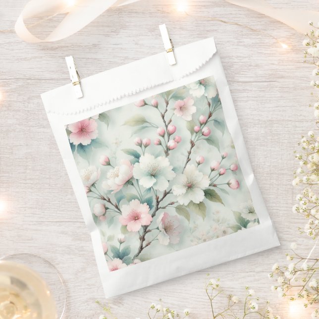 Cherry Blossom Favour Bags (Clipped)