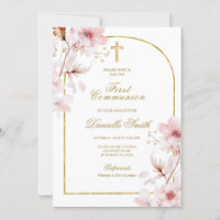 Cherry blossom Floral Baptism