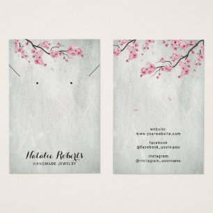 Cherry Blossom Floral Jewellery Earring Display