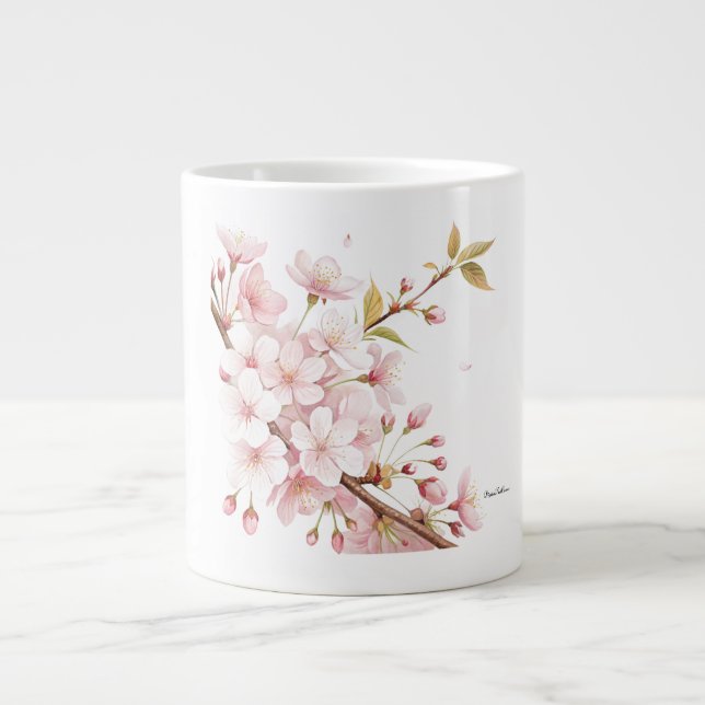 Cherry Blossom Floral Speciality Mug  (Front)