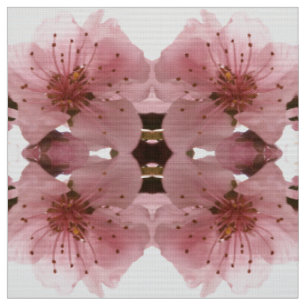 cherry blossom. Floral spring pattern. Fabric