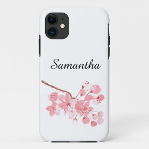 Cherry blossom Floral watercolor Spring Nature iPhone 11 Case
