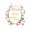 Cherry Blossom Flower Gold Frame Bridal Shower
