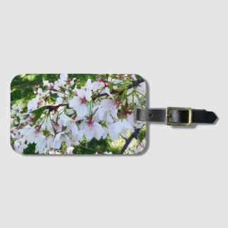 Cherry Blossom Flower Luggage Tag