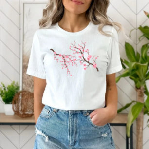 cherry blossom flower  Tri-Blend shirt