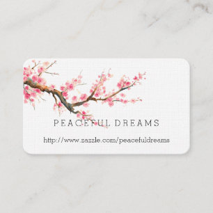 Cherry Blossom Flowers Business Card