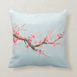 Cherry Blossom Flowers Cushion