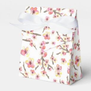 Cherry Blossom Flowers Favour Box