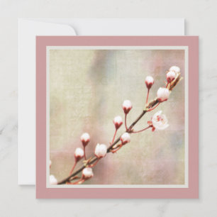 Cherry Blossom Flowers Invitation