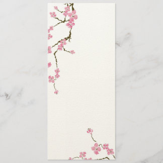 Cherry blossom flowers Invitation