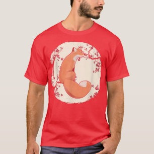 Cherry Blossom Flowers Moon Fo 410 T-Shirt