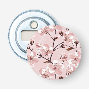 Cherry Blossom Flowers Pattern Bottle Opener