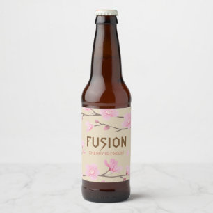 Cherry Blossom - FUSION Beer Bottle Label