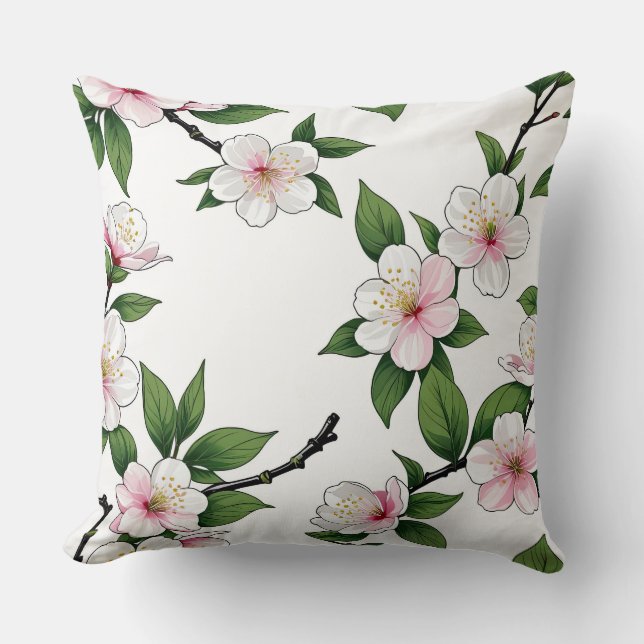 Cherry Blossom Garden Cushion (Front)