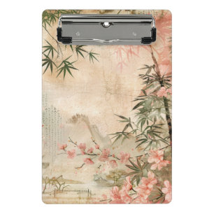Cherry Blossom Garden Scene (1) Mini Clipboard