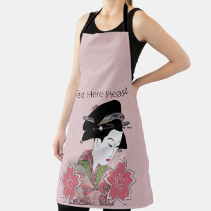 Cherry Blossom Geisha Apron