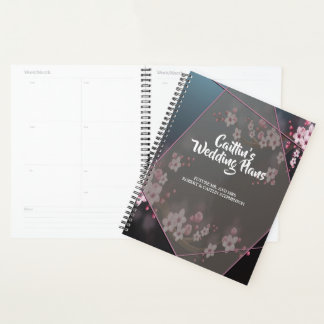 Cherry Blossom Geometric Floral  Wedding planner