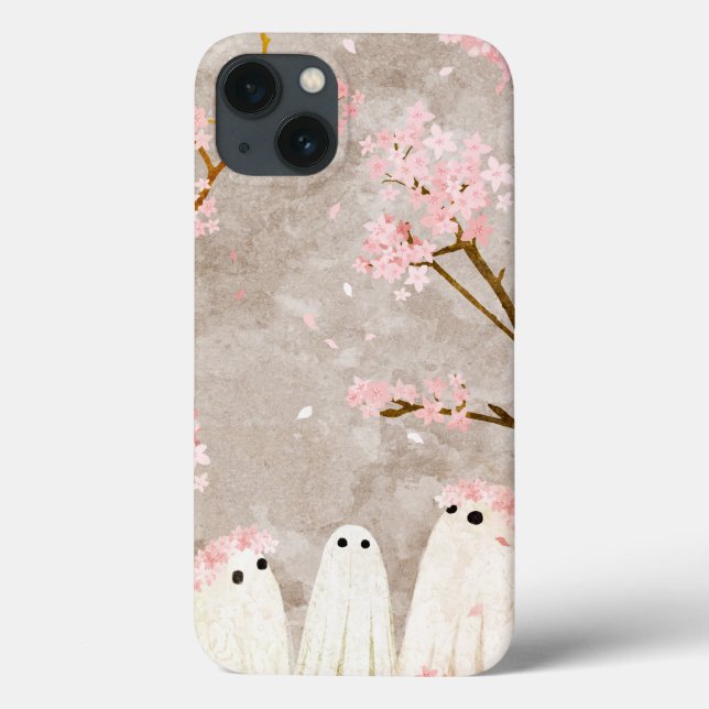 Cherry Blossom Ghosts Case-Mate iPhone Case (Back)