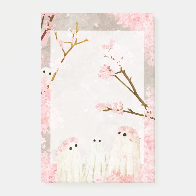 Cherry Blossom Ghosts notepad (Front)