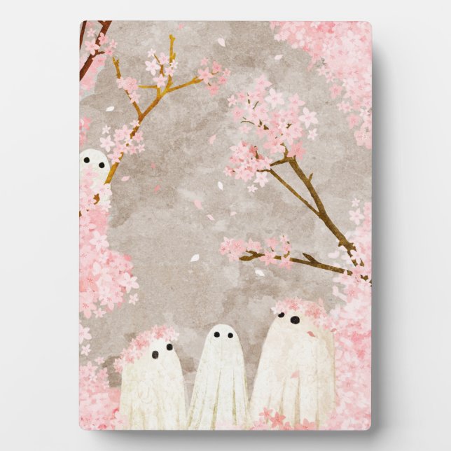 Cherry Blossom Ghosts Plaque (Front)
