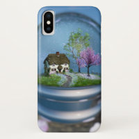 Cherry Blossom Globe iPhone Case