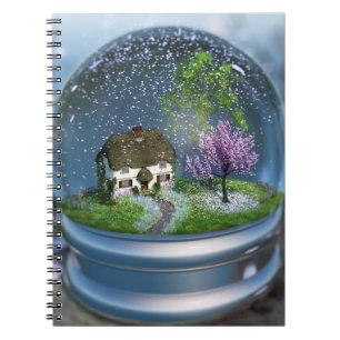 Cherry Blossom Globe Notebook