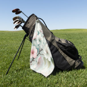 Cherry Blossom Golf Towel