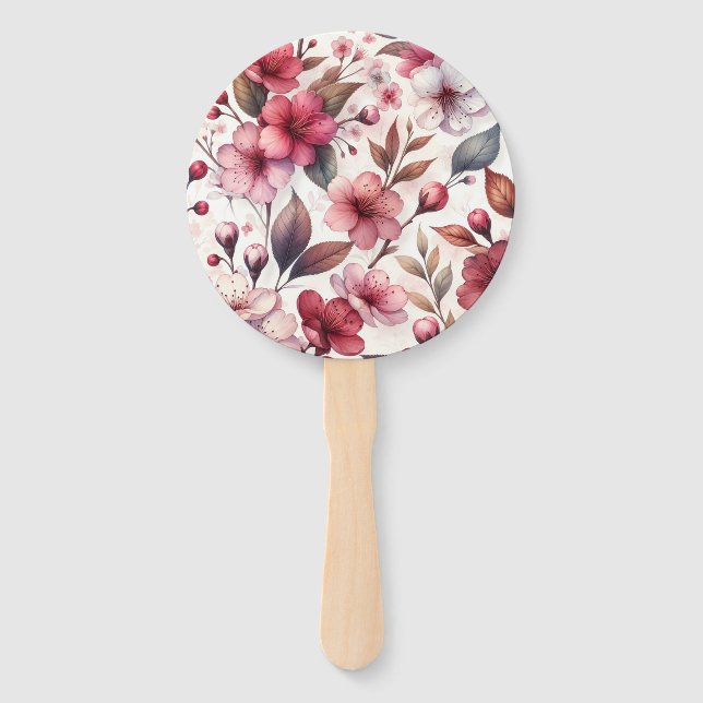 Cherry Blossom Hand Fan (Front)