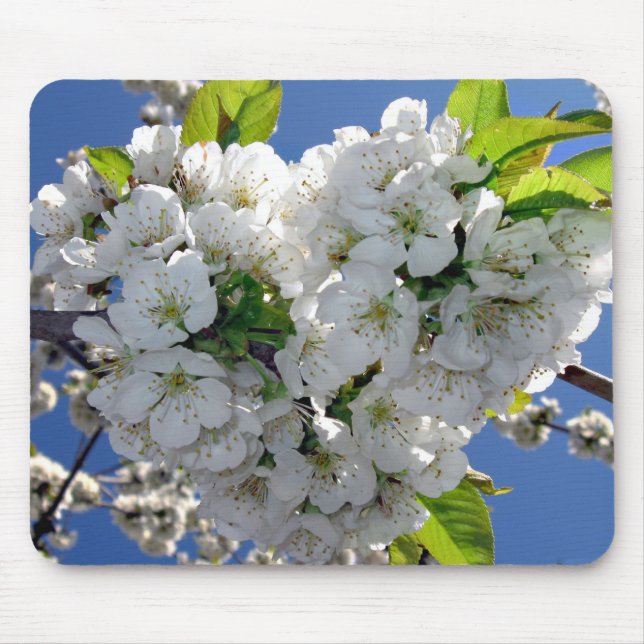 Cherry blossom heart mouse mat (Front)