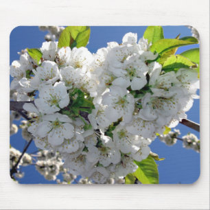 Cherry blossom heart mouse mat