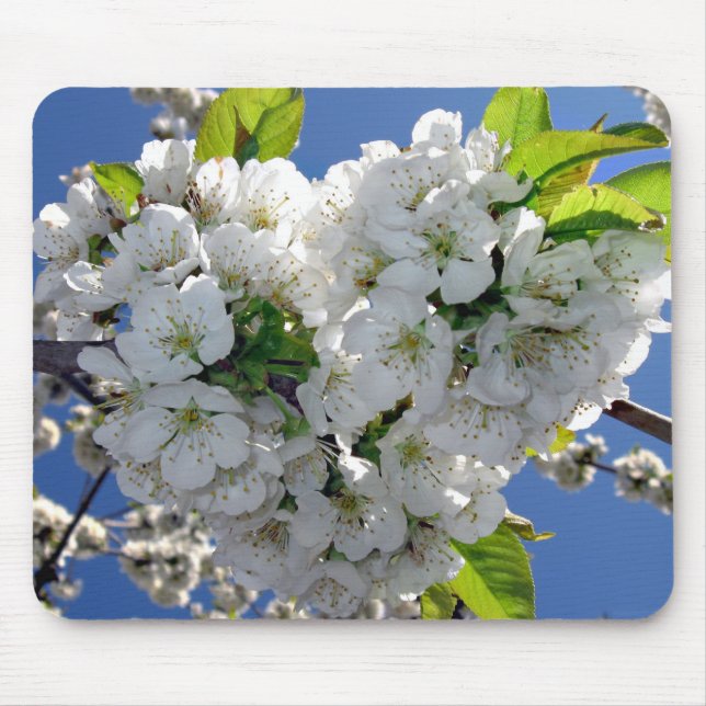 Cherry blossom heart mouse mat (Front)