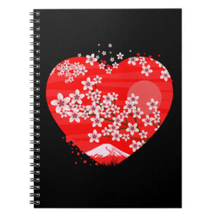 Cherry Blossom Heart Notebook