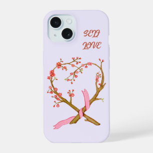 Cherry Blossom Heart Self Love Phone Case