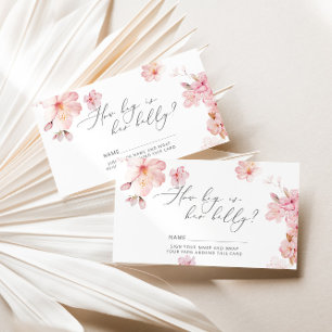 Cherry blossom how big is mummy's belly enclosure card