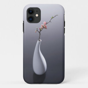 Cherry blossom in vase iPhone 11 case