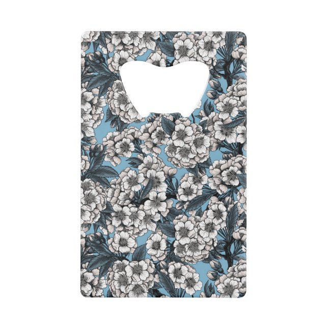Cherry blossom in white and blue (Front)