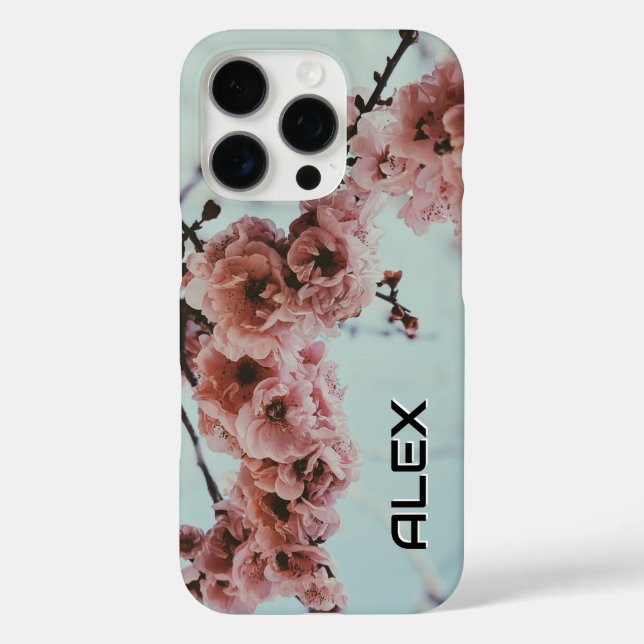 Cherry Blossom iPhone Case – Elegant Floral Spring (Back)