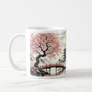 Cherry Blossom Japan Art  Coffee Mug