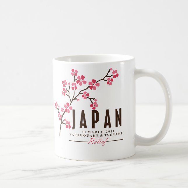 CHERRY BLOSSOM - JAPAN COFFEE MUG (Right)
