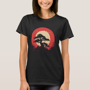 cherry blossom japanese bonsai tree japan culture T-Shirt